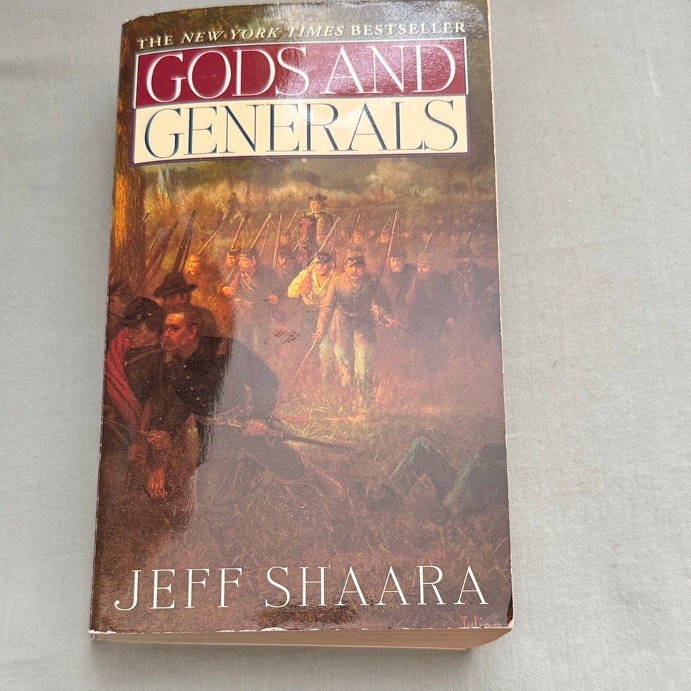 Gods and Generals by Jeff Shaara - Brown Cover Coffee Table Book